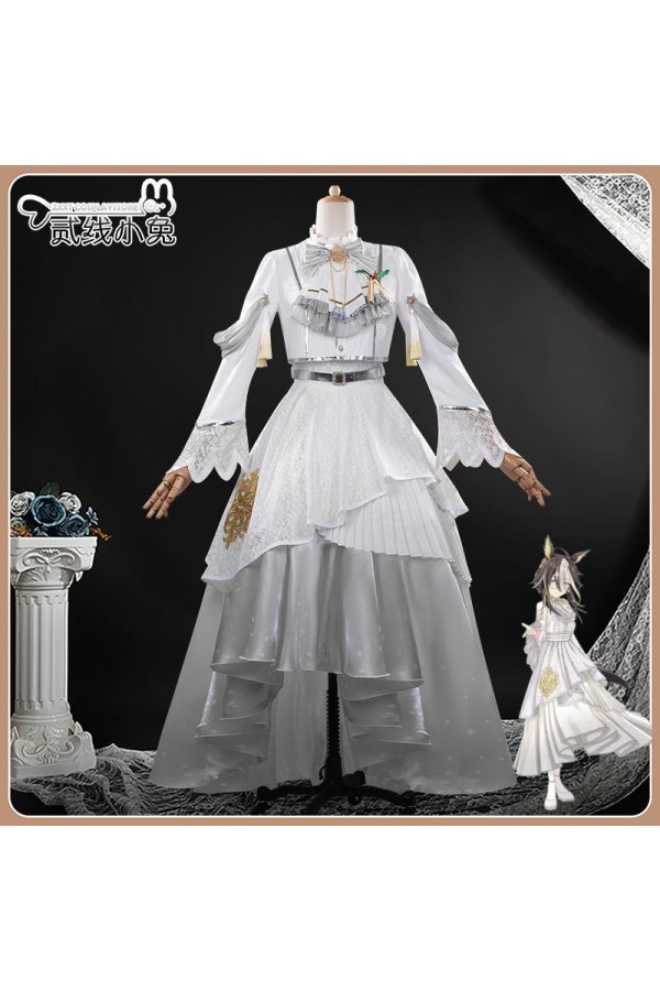 2XXT Cosplay Uma Musume Pretty Derby Dream Journey Christmas White Dress Cosplay Costume